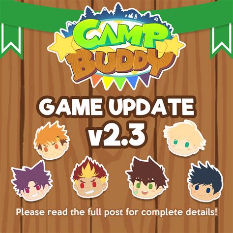 Camp Buddy v2.3 Released! .